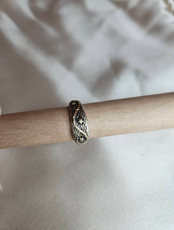 bague en plaqué argent vintage
