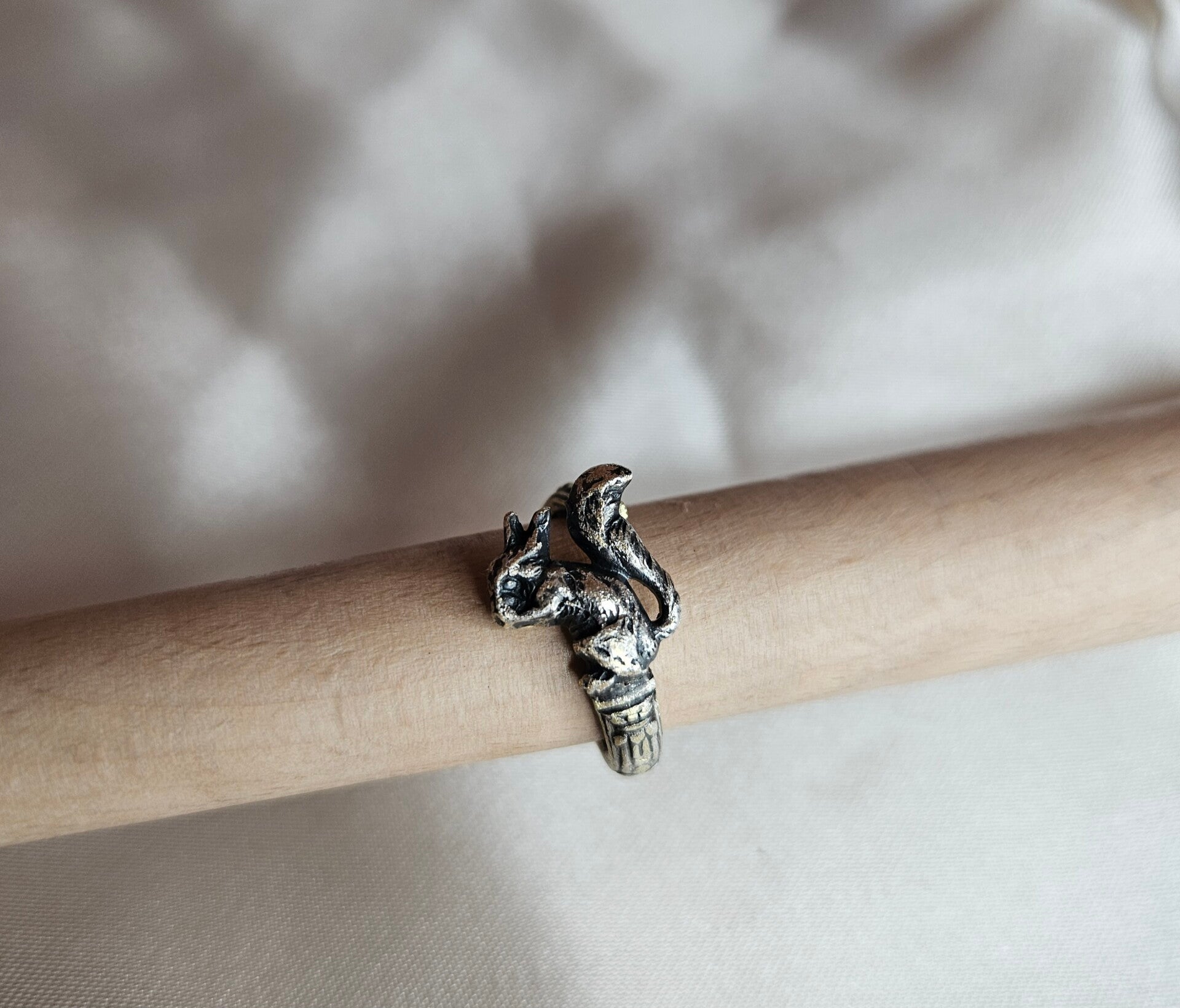 bague en plaqué argent vintage