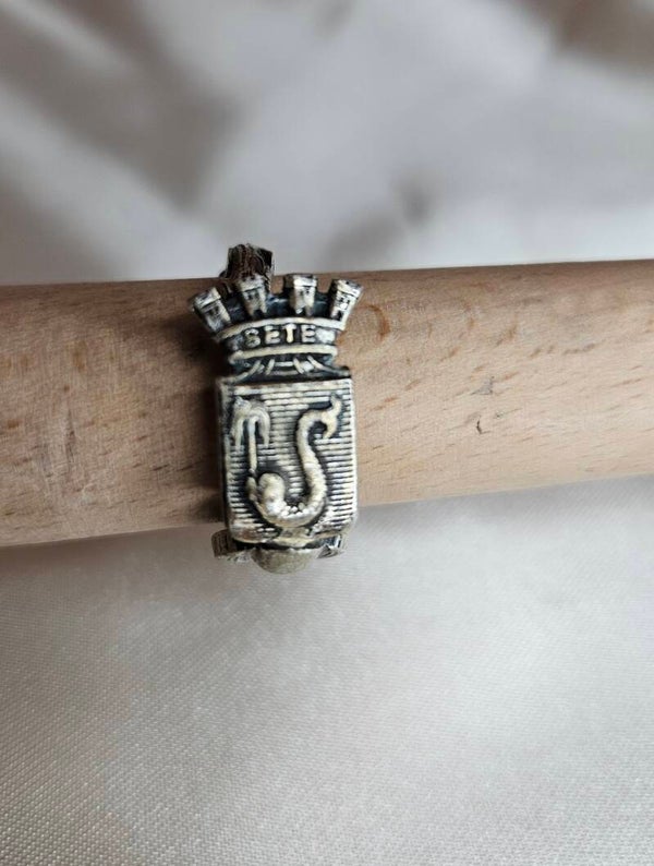 bague en plaqué argent vintage