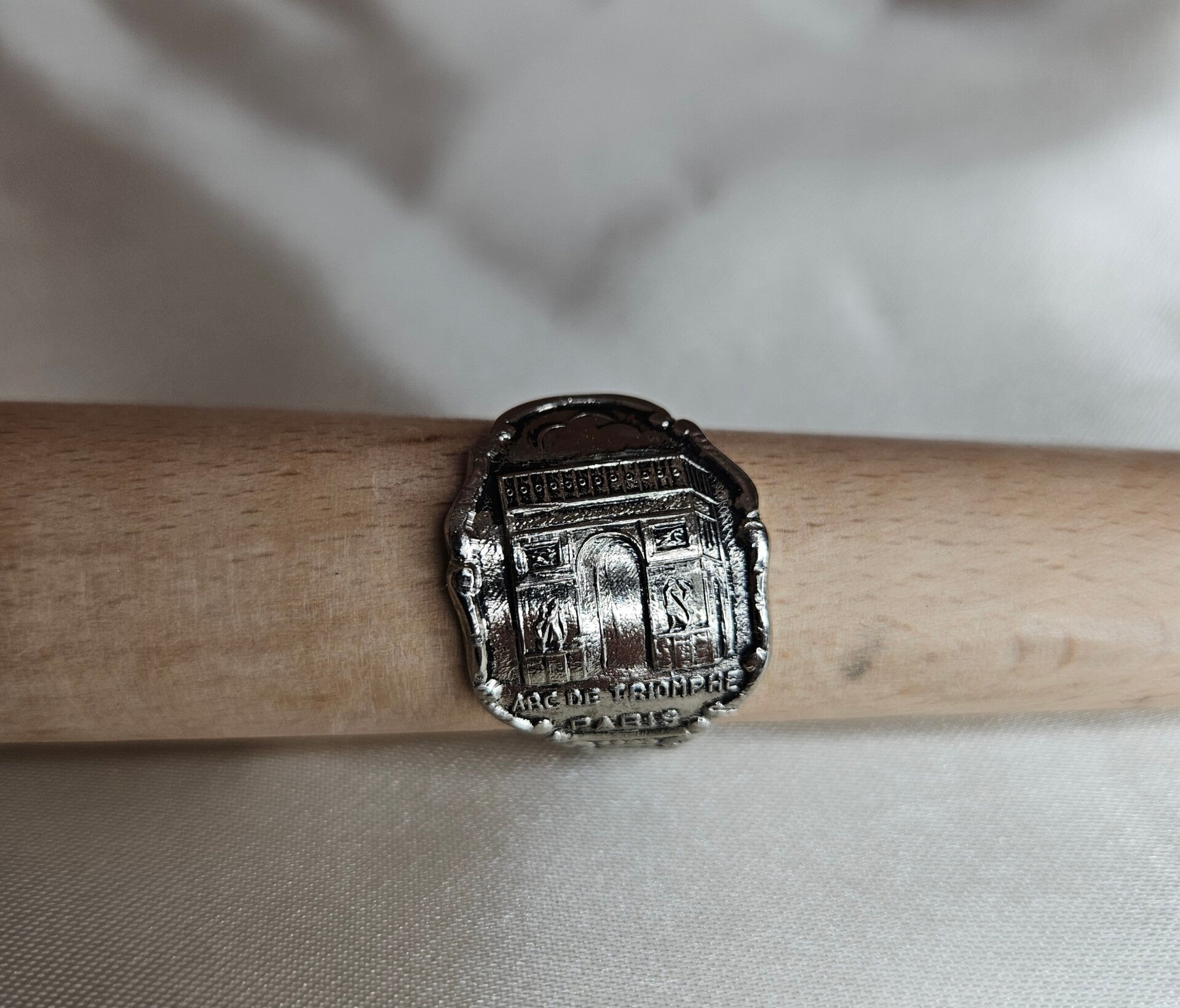 bague en plaqué  argent vintage