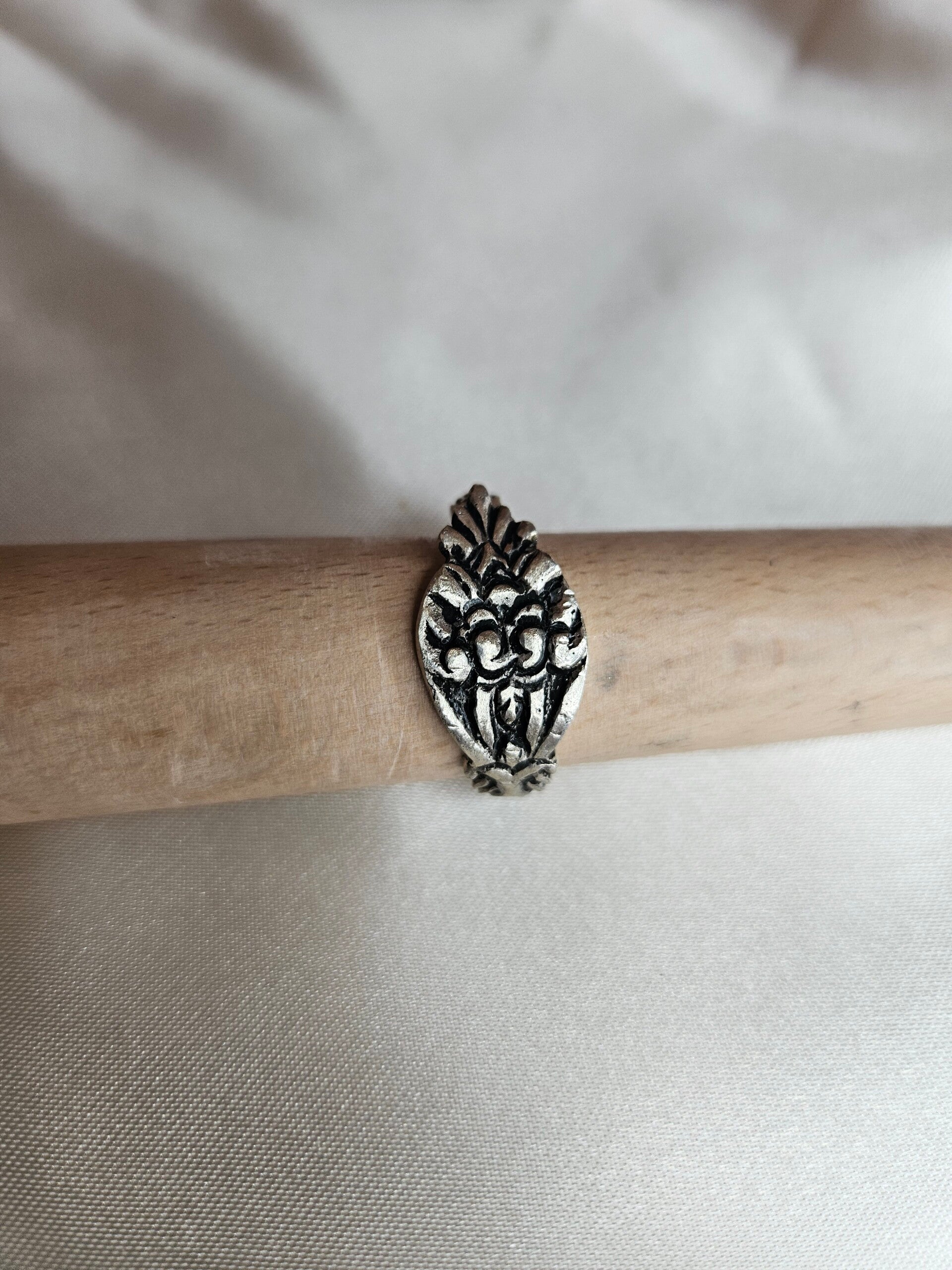 bague en plaqué  argent vintage