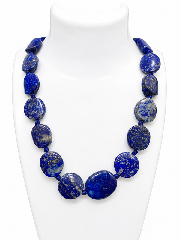 Handgemaakte Lapis Lazuli Ketting