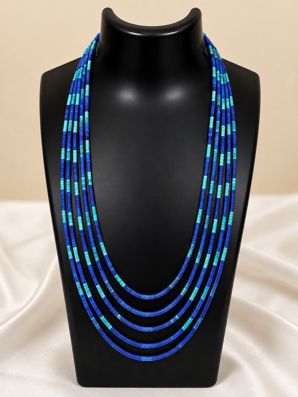 Lapis Lazuli & Turkoois Ketting