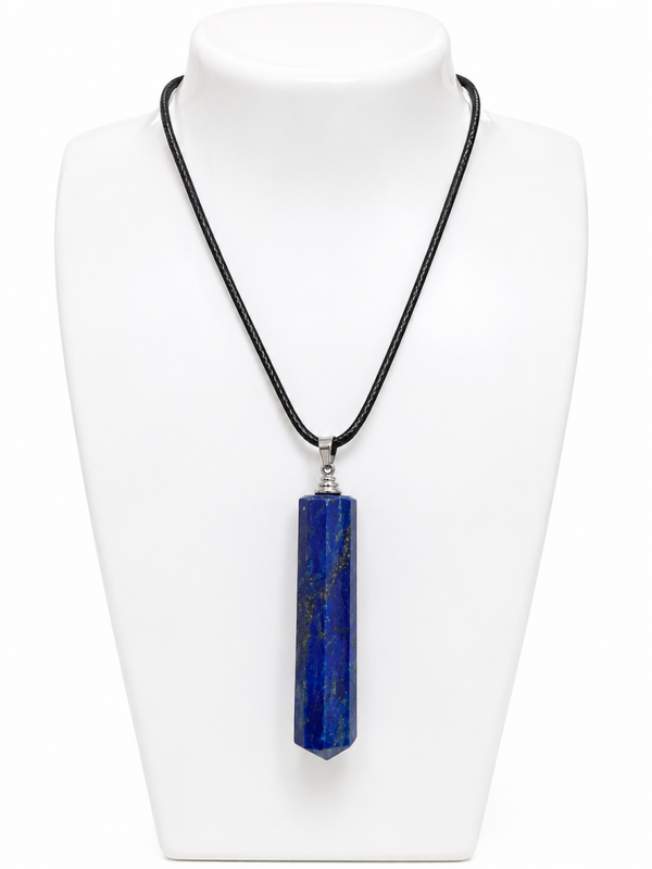 Lapis Lazuli Ketting – Cilindervorm