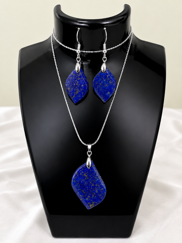 Lapis Lazuli Ketting met Oorbellen