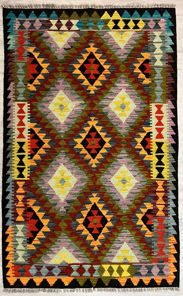 Handgeweven Afghaanse Kilim – 159 × 106 cm