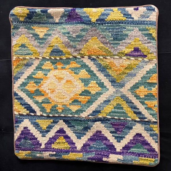 Handgeweven Kilim Kussen – 50 × 50 cm