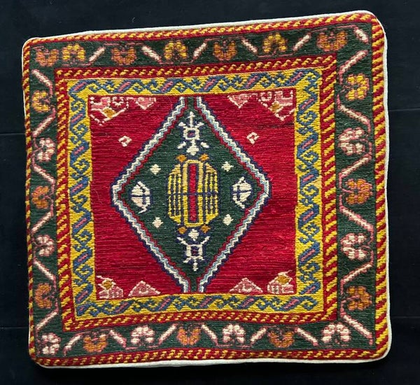 Handgeweven Kilim Kussen – 50 × 50 cm
