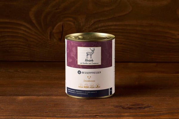Hirsch mit Karotten und Cranberries 800g