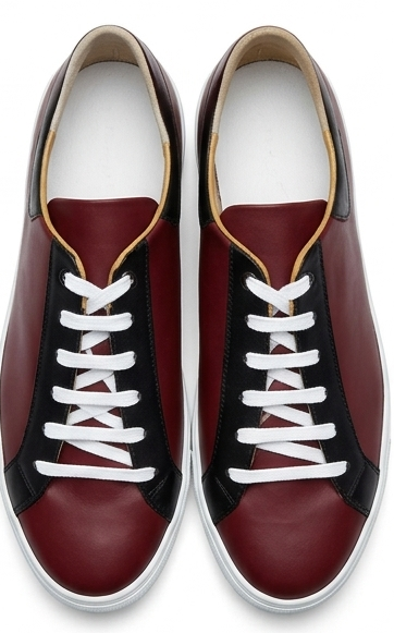 Sneaker Bicolore in Pelle