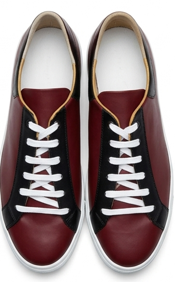 Sneaker Bicolore in Pelle