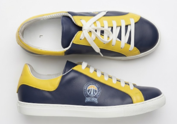 Sneaker Artigianale in Pelle – Edizione Basket Vigevano