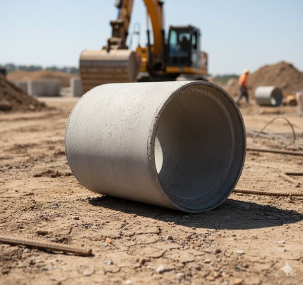Tubo reforzado de concreto