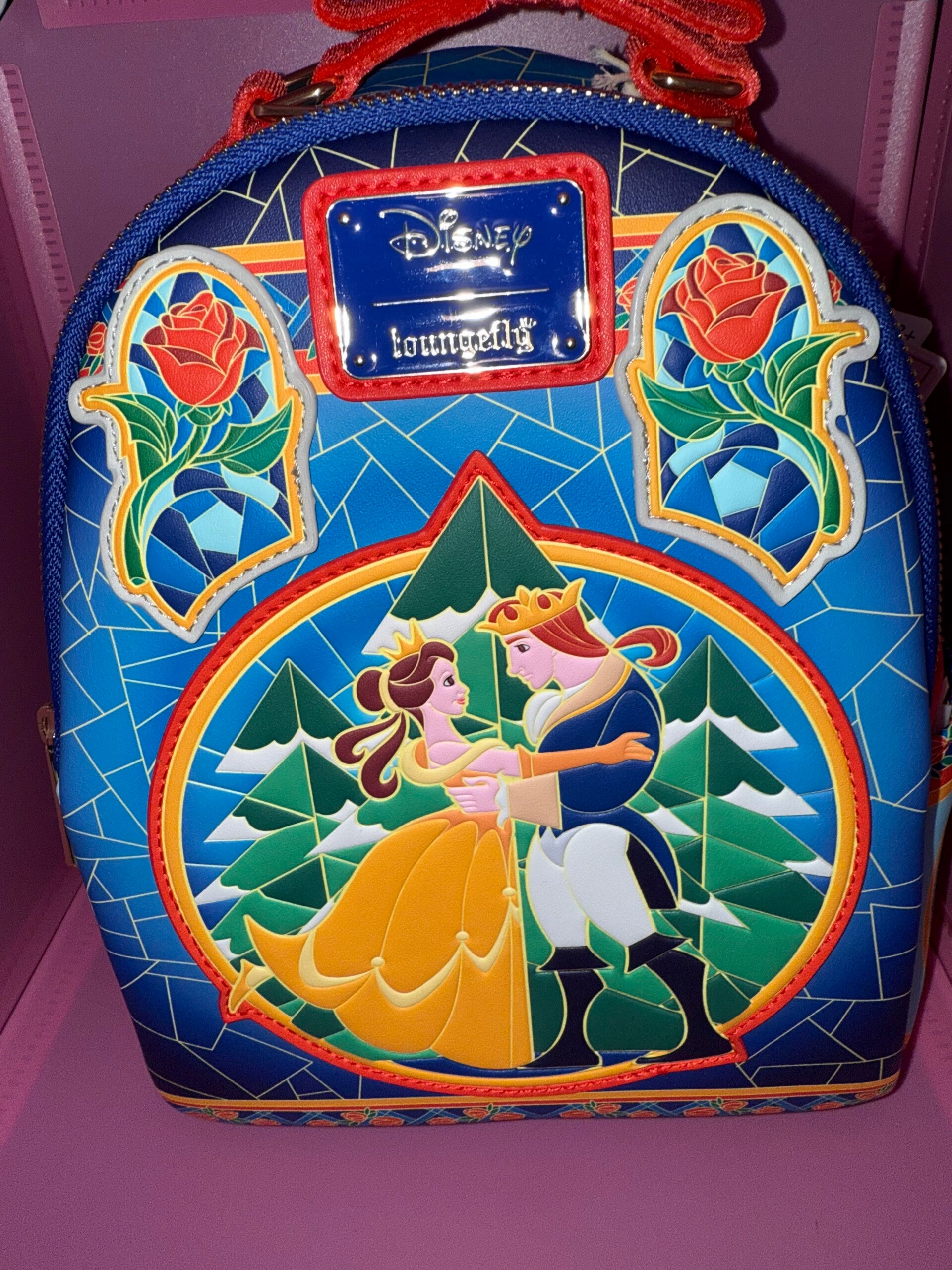 Beauty and the beast loungefly mini backpack