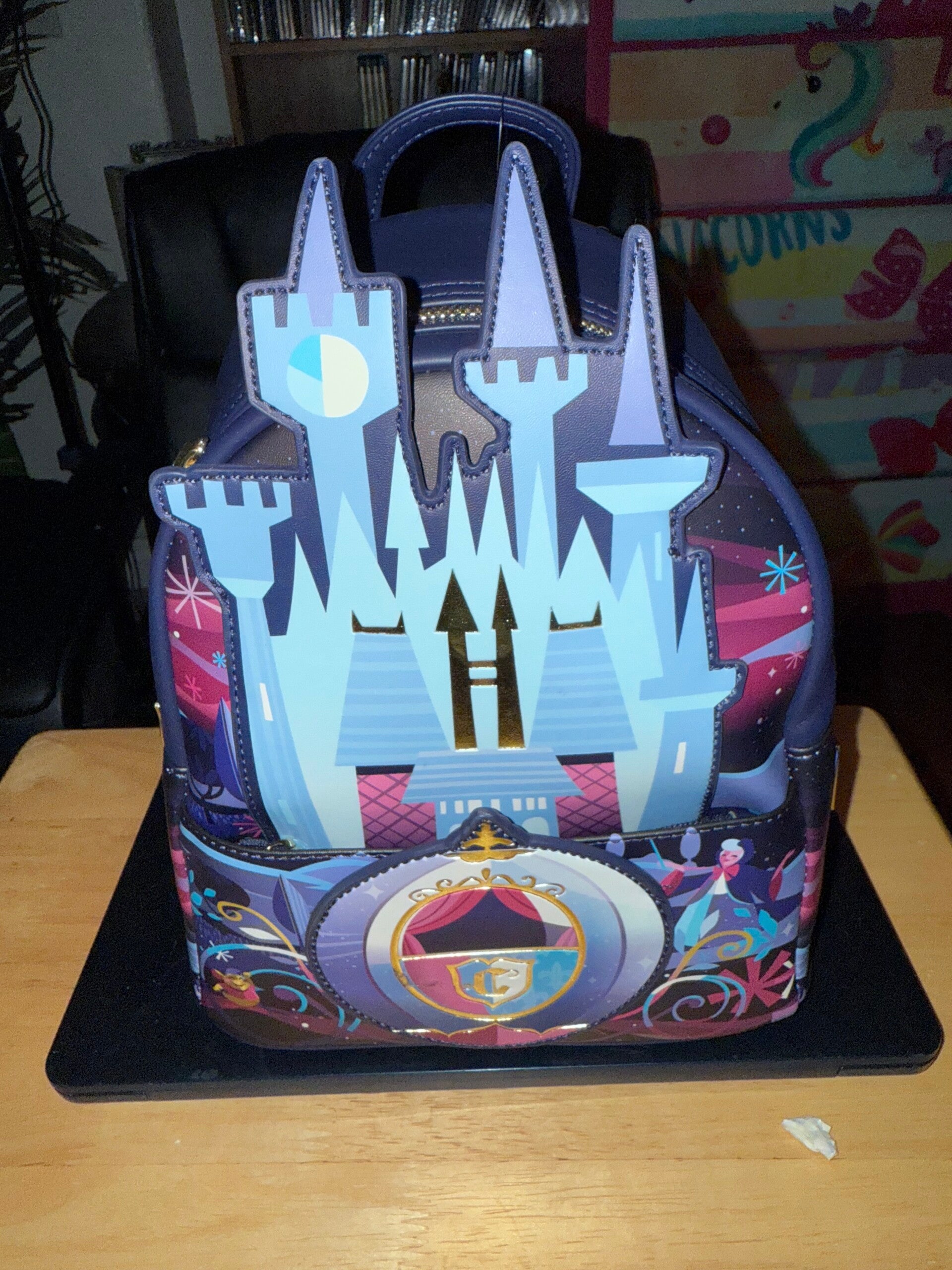 Princess Castle Loungefly mini backpack