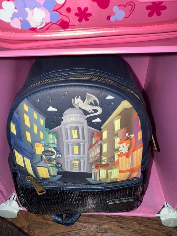 Harry Potter Diagon Alley sequin mini backpack loungefly