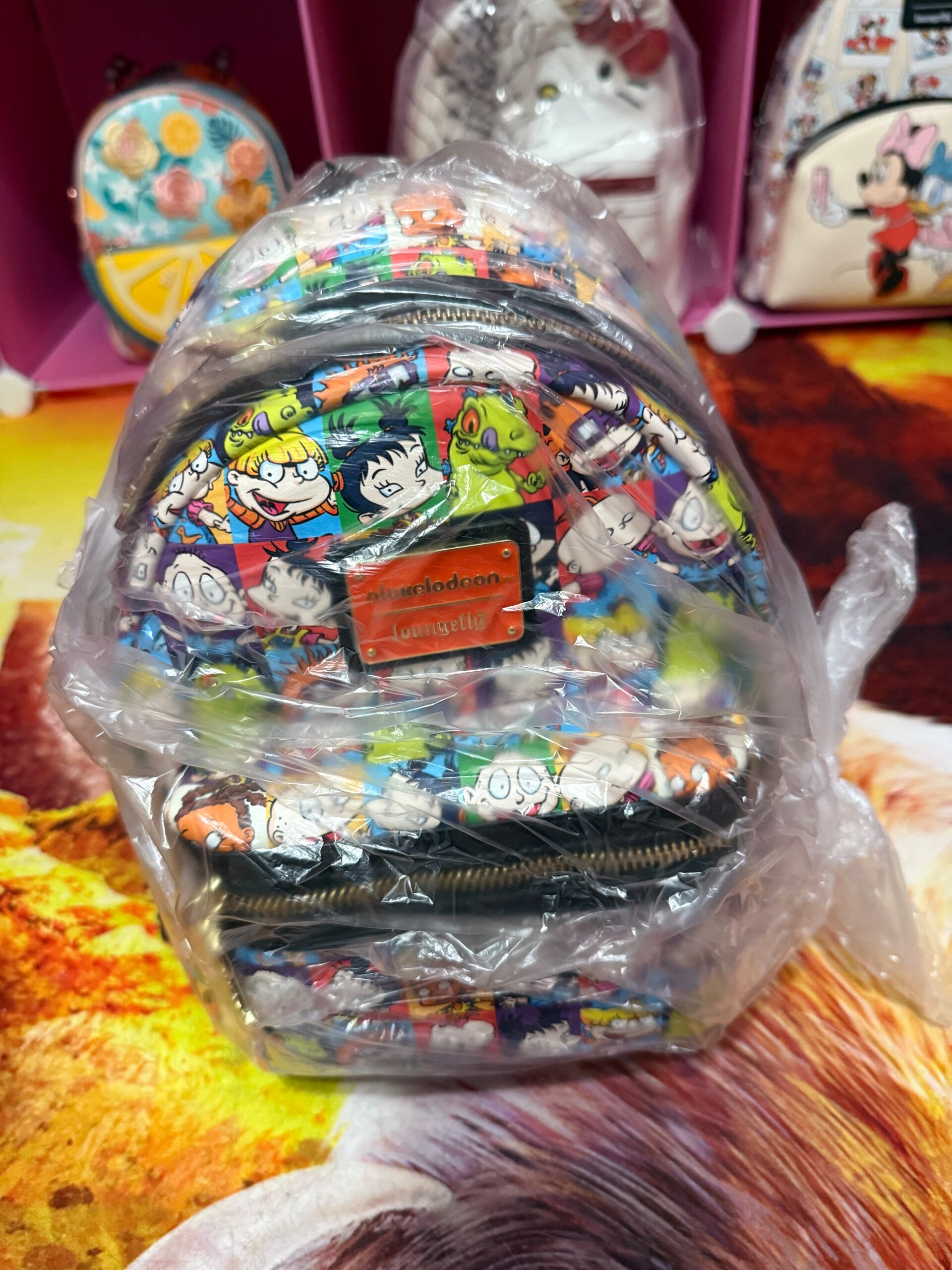 Loungefly The Rugrats All Over Print Nickelodeon mini backpack