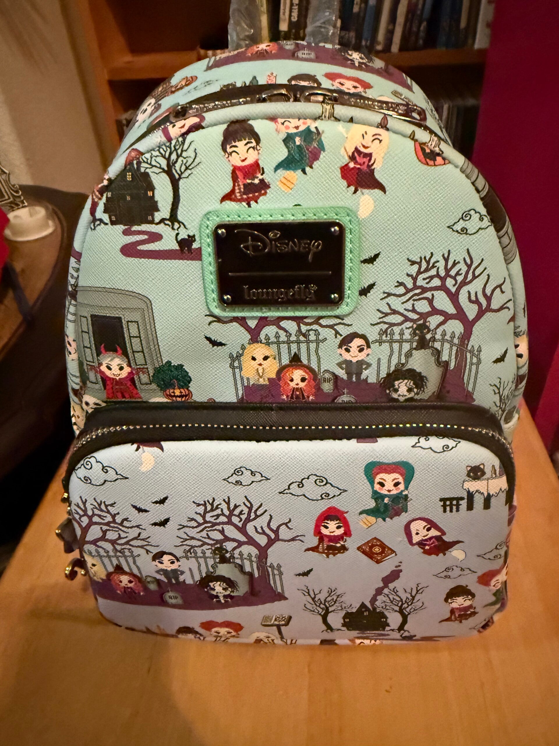 Loungefly Disney Hocus Pocus Chibi Mini Backpack.
