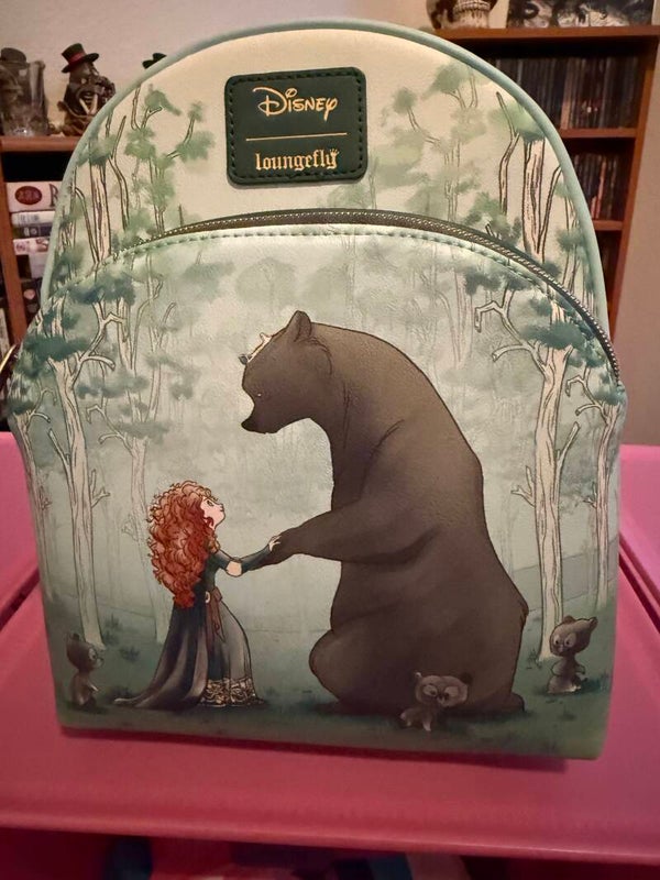 Loungefly Disney Pixar Brave Merida Bears Mini Backpack.