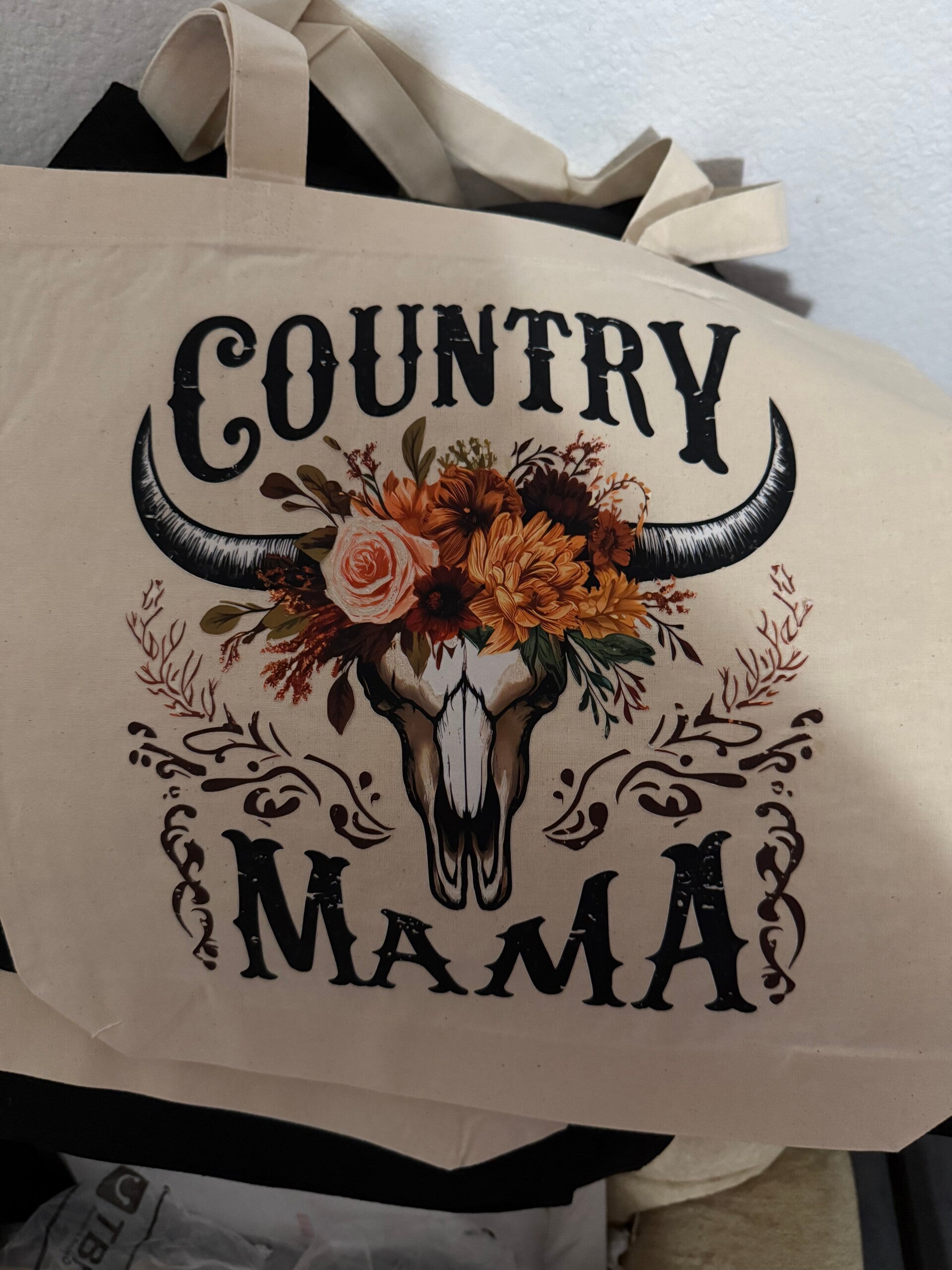 Canvas Tote with country mana image