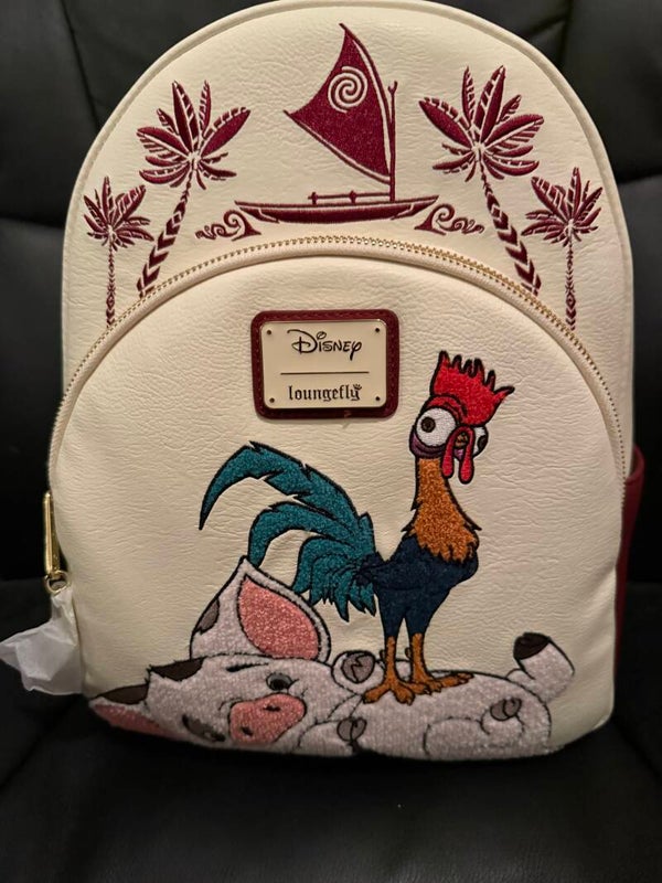 Loungefly Disney Moana Pua & Hei Hei Mini Backpack.