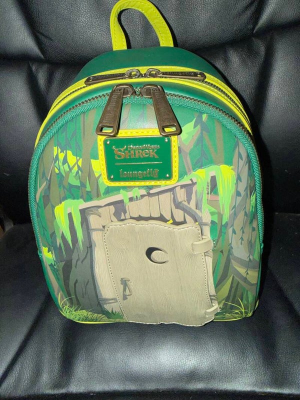Loungefly DreamWorks Shrek Outhouse Moving Door Mini Backpack.