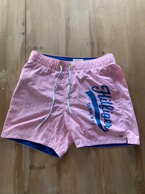 Short de bain Tommy Hilfiger Denim rose – Taille S – Très bon état