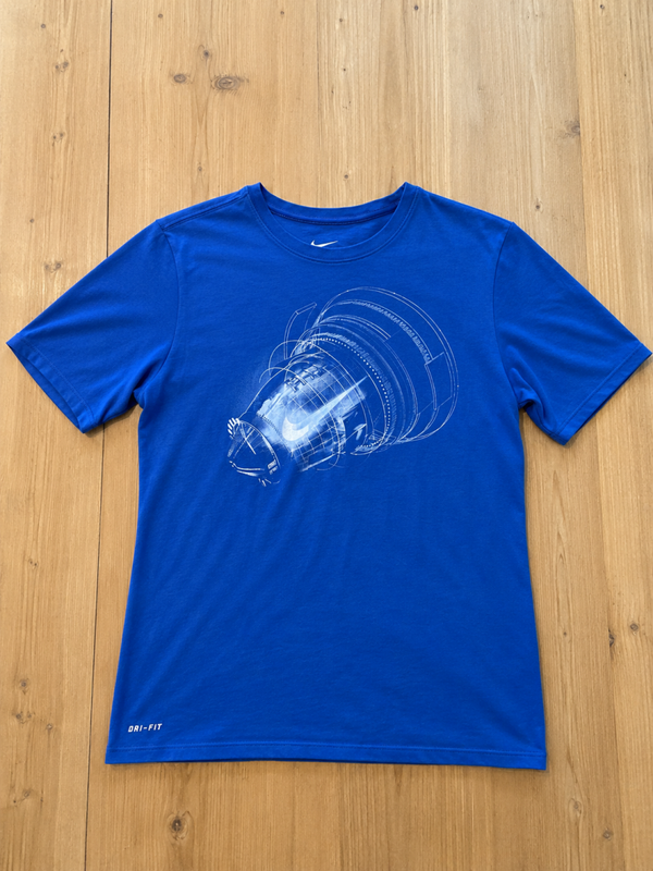 T-shirt Nike Dri-FIT Bleu « Blueprint Football » Homme Taille L