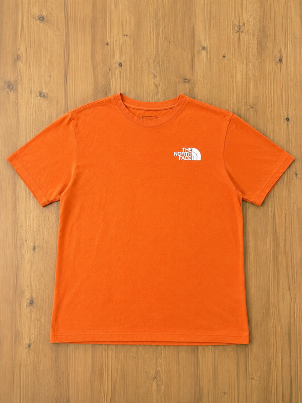 T-shirt The North Face Orange Logo Oversize Homme Taille M – Très bon état