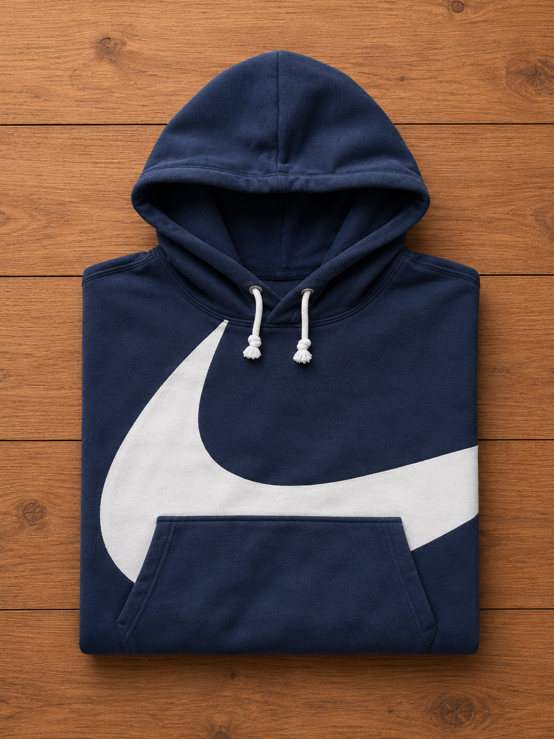 Sweat à capuche Nike bleu logo blanc – taille S – neuf sans étiquette