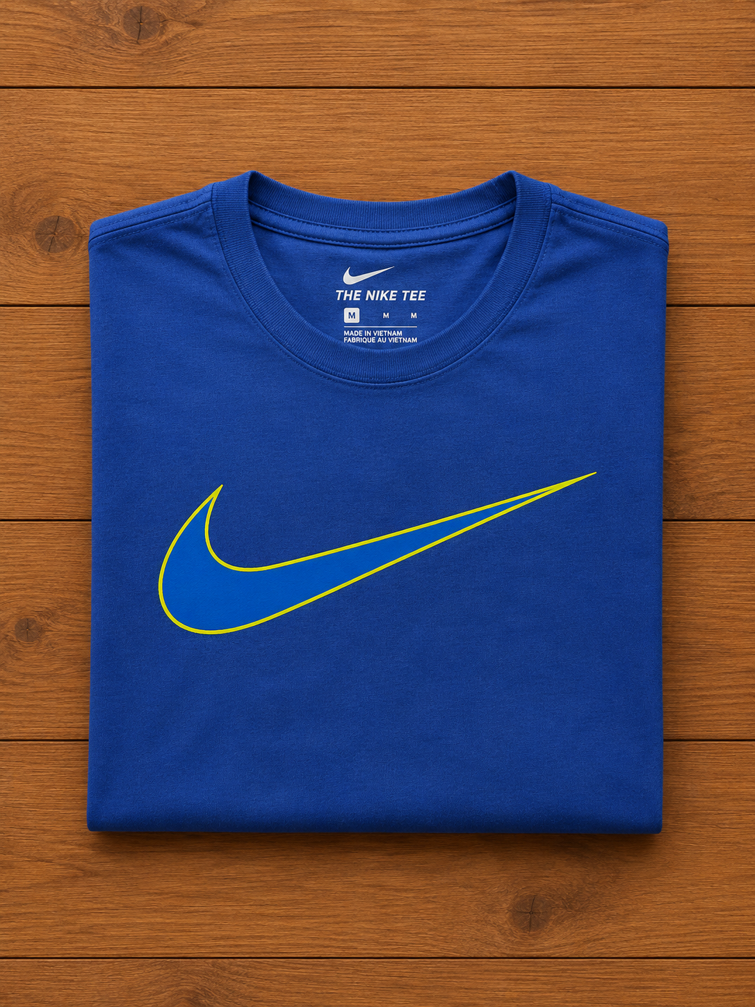 T-shirt Nike bleu logo swoosh – Taille L – Bon état