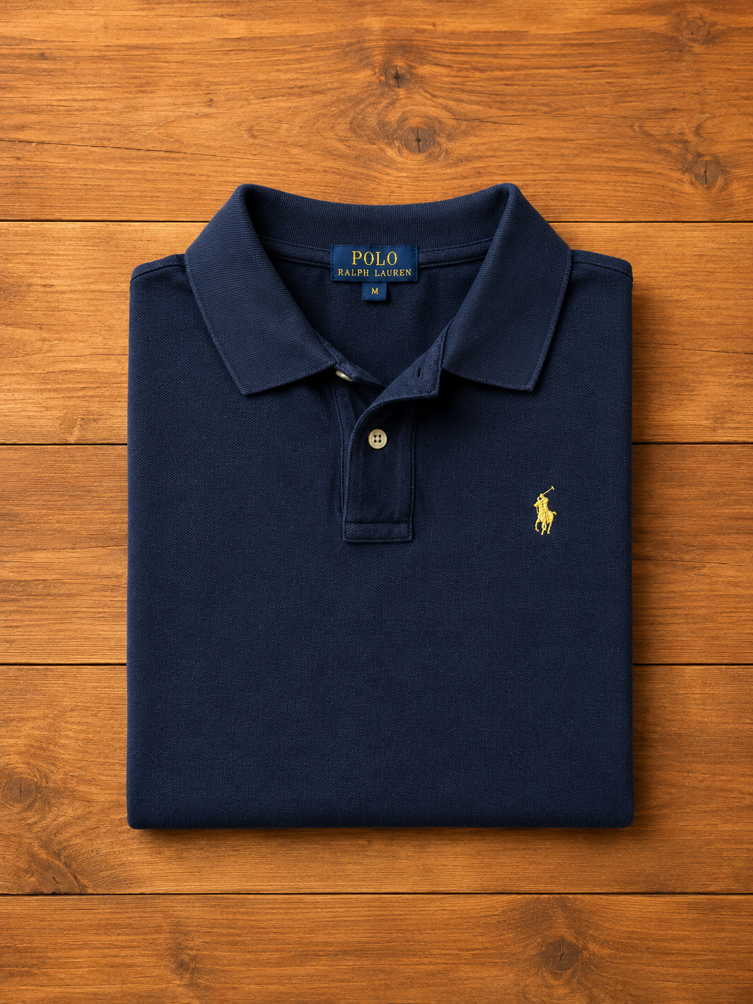 Polo homme Ralph Lauren noir – XS adulte (taille XL enfant) - Etat satisfaisant