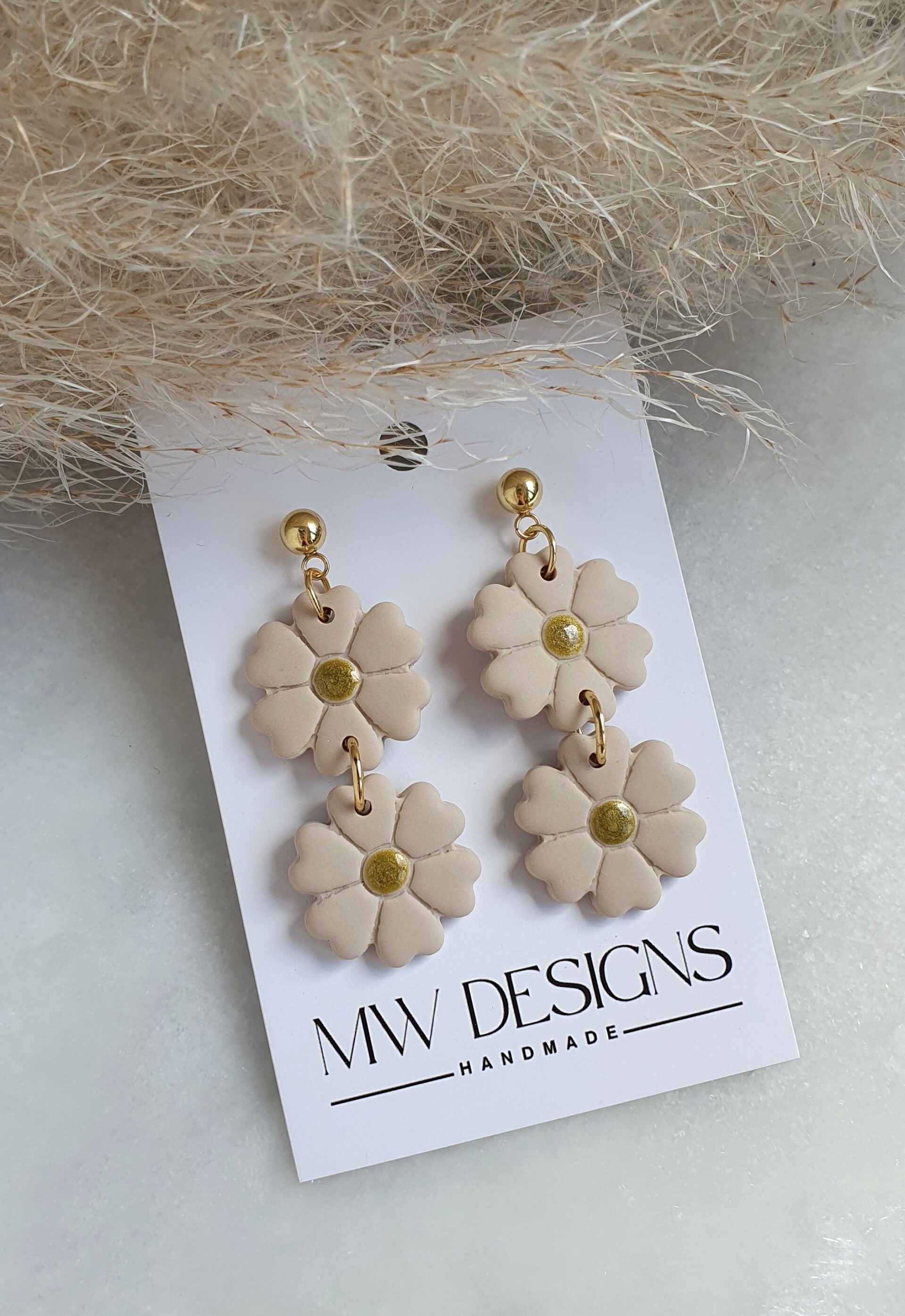 Flowers Beige 2