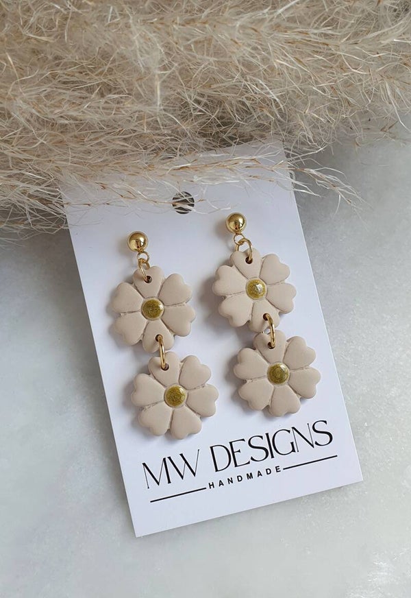 Flowers Beige 2