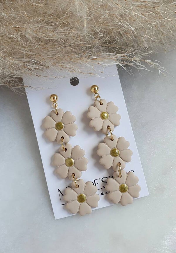 Flowers Beige 3