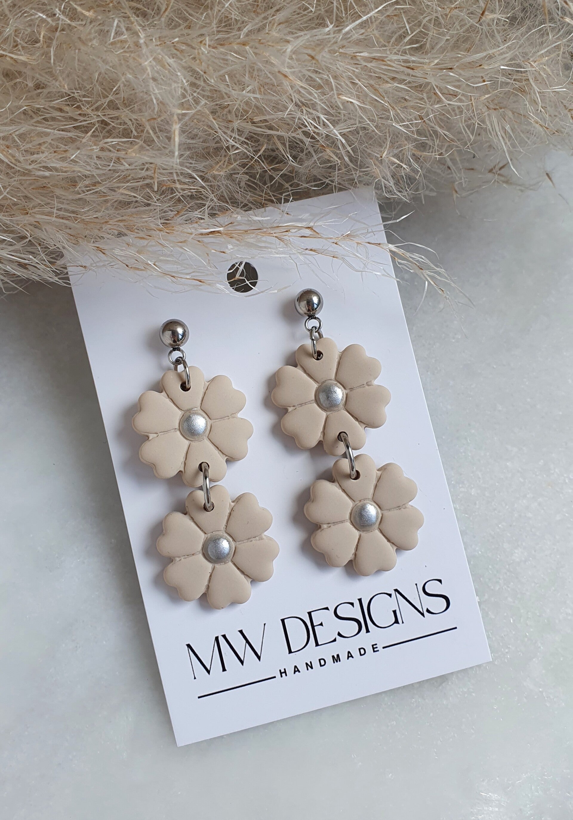 Flowers Beige 5
