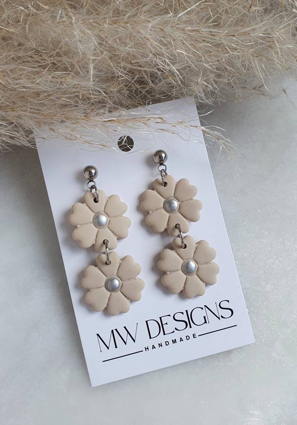 Flowers Beige 5