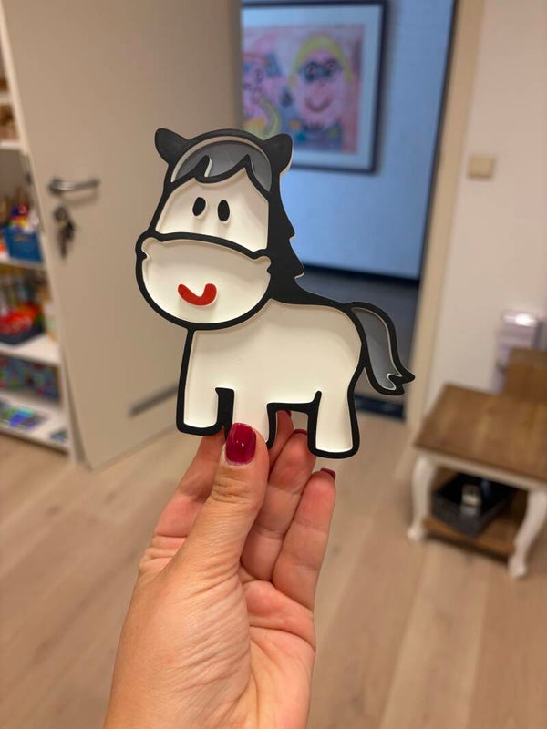 PLA-vorm paard van Sinterklaas