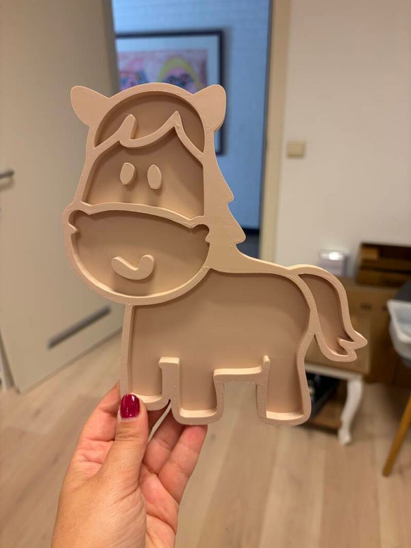 PLA-vorm paard van Sinterklaas