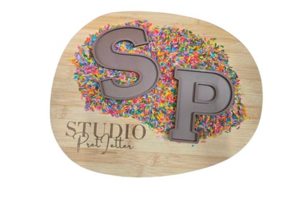 PLA-vorm: Sint of piet chocoladeletter