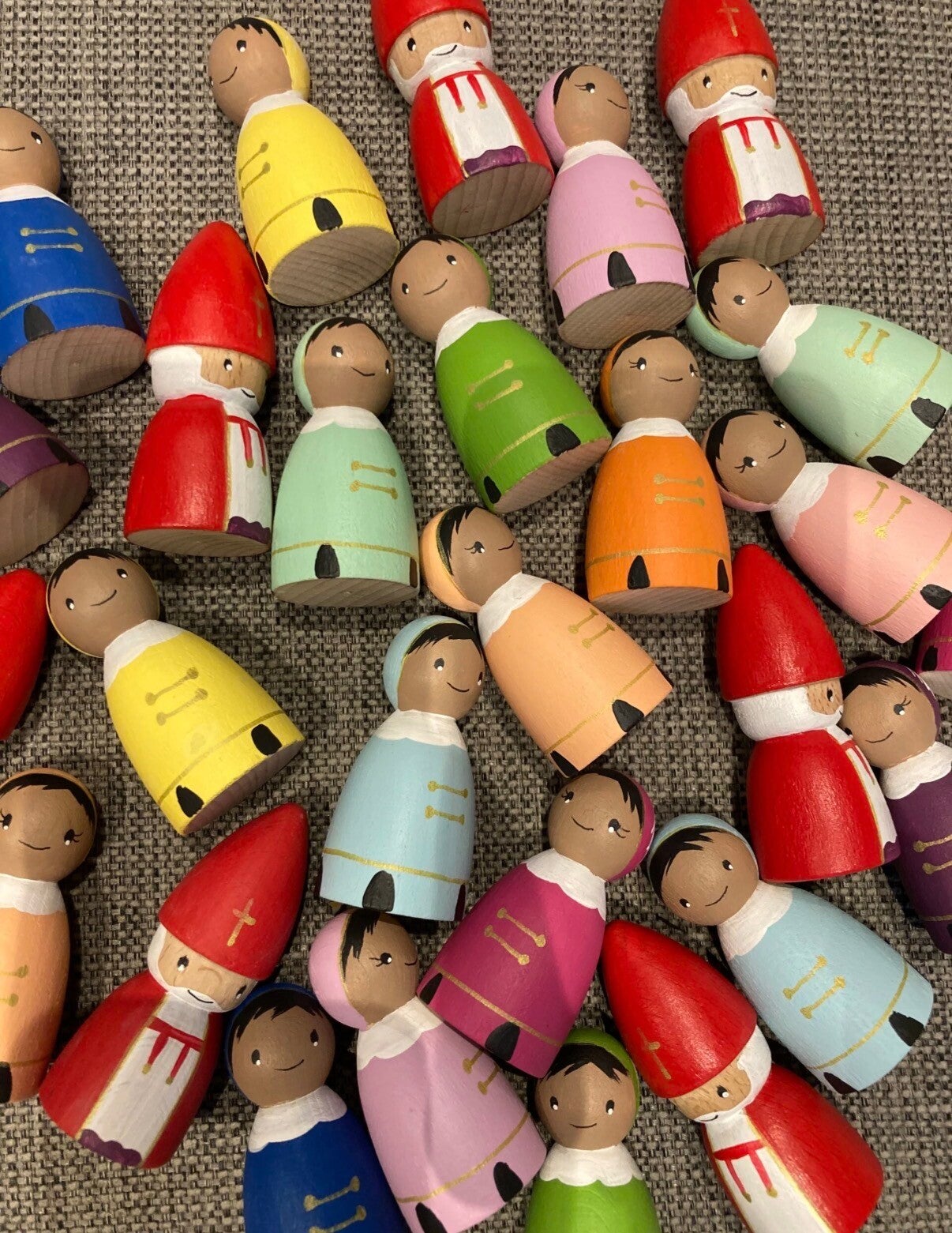 Sinterklaas peg doll