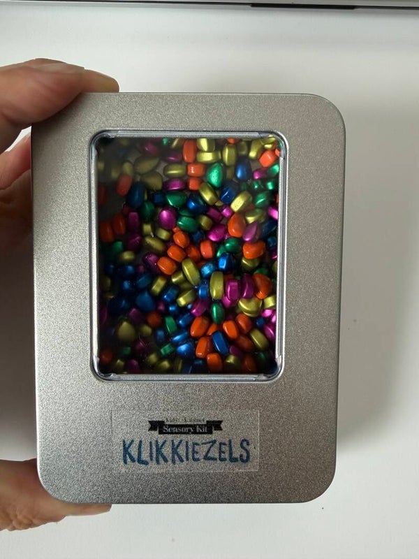 Klikkiezels regenboog