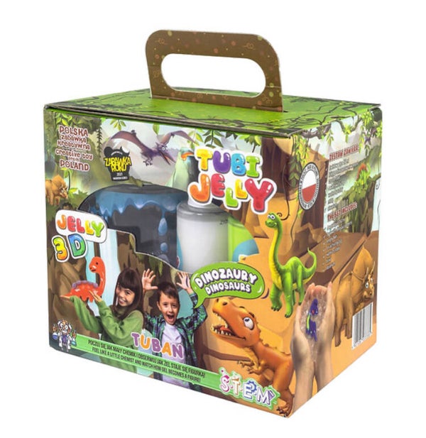 Tubi jelly 6 kleuren en aquarium- dino’s