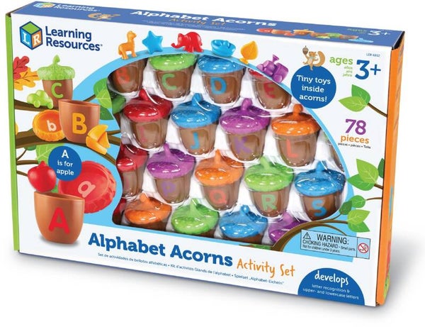 Learning Resources - Alphabet Acorns Activity Set