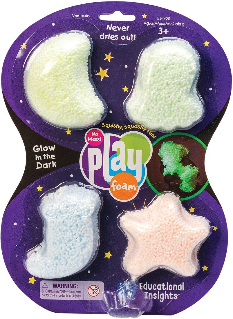 Learning Resources - Playfoam® Glow In The Dark (4 Pack)