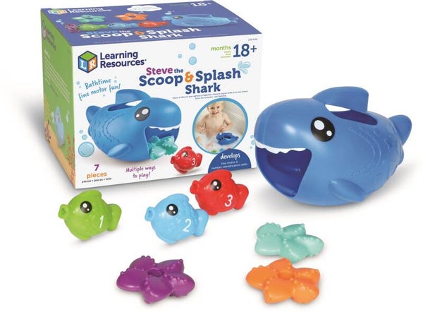 Learning Resources - Steve the Scoop & Splash Shark