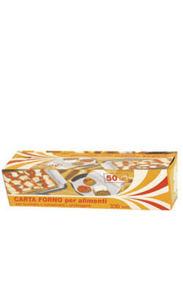 ROTOLO CARTA FORNO 50 Mt. in box