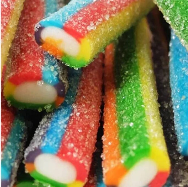 Jumbo Acides MULTICOLORES, longueur 23 cm (100g)