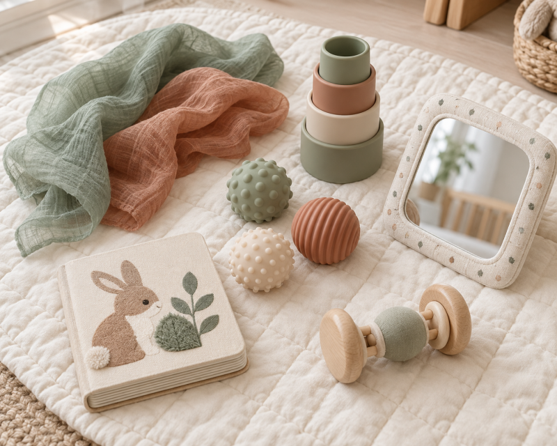 „Vielseitiges sensorisches Spielzeug für Baby