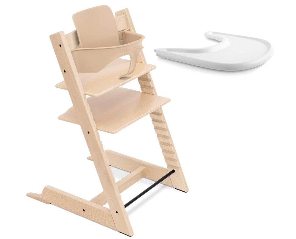 Stokke Tripp Trapp mitwachsender Hochstuhl aus Holz für Babys und Kinder